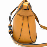 The Horse Mini Lou Caramel Pebbled Leather Crossbody