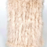 Club Monaco Women's Light Pink Size M Open Front Feathers Vest