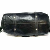 Dooney & Bourke Black Top Handle Tassel Satchel