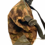 Bottega Veneta Brown Hobo Camoflage Suede Shoulder Bag