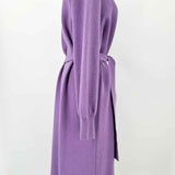 Boss by H. Boss Fusiana Women's Lavender Size XS Belted Sweater Dress