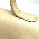 Coach Manor Cream Top Handle Turnlock Leather Satchel