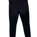 Mother High Waisted Looker Ankle Women's Charcoal Size 27/4 Skinny Jeans