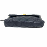 Marc Jacobs Black Flap Quilted Leather Crossbody
