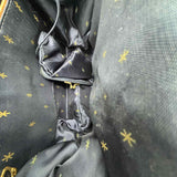 Amity Black Top Handle Leather Satchel