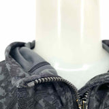 Lululemon Define Hooded W4BCJS Women's Black/Gray Size 6 Zip Abstract Jacket