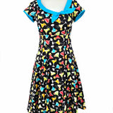 Dolls & Dames Women's Black Size S A-Line Margarita Dress