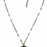 Lori Bonn 925 Sterling Silver Heart Pendant Mosaic Necklace