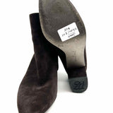 Paul Green Women's Dark Brown Size 7.5 Block Heel Suede Bootie
