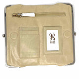 HOBO INTERNATIONAL Lauren Beige Bi-Fold Leather Wallet