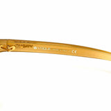 Vogue Light Brown Square Translucent Sunglasses