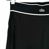 alo Airlift Mesh Darling Stirrup Women's Black Size S/P High Waisted Leggings