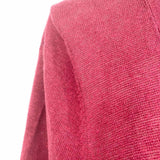 Eileen Fisher Women's Red Size M Short Sleeve Linen Blend Cardigan
