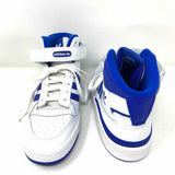 Adidas Women's White / Blue Size 7.5 High Top Color Block Forum Mid Sneakers