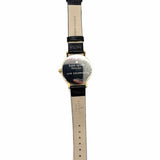Kate Spade Leather Black White Round Watch