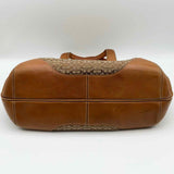 Coach Hamptons Medium Canvas Brown Micro Signature Tote