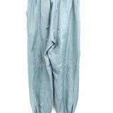 cinq a sept Women's Blue Size XXS Jogger Cupro Pants