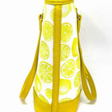 Dooney & Bourke Coated Canvas Yellow Zip Top Lemon Tote
