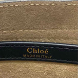 Chloe 2015 Small Hudson Black Saddle Bag Studded Leather Crossbody