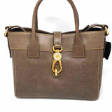 Dooney & Bourke Florentine Amelie Taupe Tote Leather Satchel