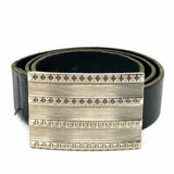 Georg Roth LA Waist Size 34 Black Belt w/ Studded Buckle