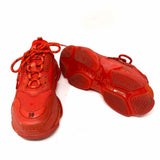 BALENCIAGA Women's Red Size 8 Chunky Sneakers