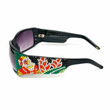 Jimmy Crystal Y2K Multi-black Rectangular Swarovski Crystal Sunglasses