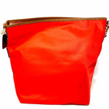 Dooney & Bourke Wayfarer Hobo Nylon Red Zip Tote Shoulder Bag