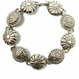 Metal Silver 8.25" Western Bracelet