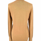 Holland Cooper Women's Beige Size M Turtleneck Long Sleeve