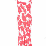 Rails Women's Red Cream Size XL Sleeveless Viscose Floral Dress
