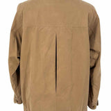 Burberry Vintage Women's Beige Size 10 Zip Cotton Blend Utility Jacket