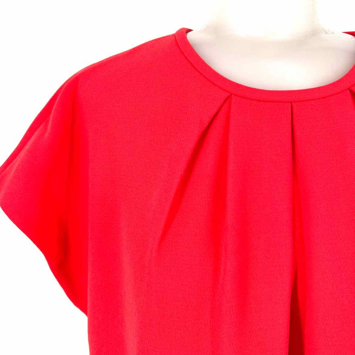 Kate Spade Women's Hot Pink Size 8 Shift Pleated Dress