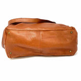 American Leather Co. Brown Pebbled Leather Tote