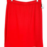 ST. JOHN COLLECTION Women's Red Size 12 pencil Santana Knit Skirt