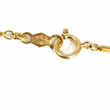 A & Z 14K Gold Chain 14.5 in Bar Link Necklace
