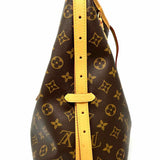 LOUIS VUITTON Carry All MM Brown Monogram Made in France Shoulder Bag