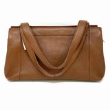 Salvatore Ferragamo Brown Leather Shoulder Bag