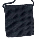 THE sak Black Flap crochet Crossbody