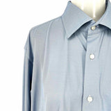 Boss by H. Boss Men's Steel Blue Size XL Button Down Long Sleeve Shirt