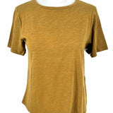 Eileen Fisher Women's Olive Green Size XXS Crew T-shirt
