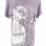 The Notorius B.I.G. Women's Purple Size S Crew Graphics T-shirt