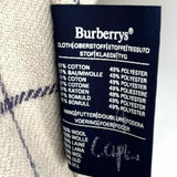Burberry Vintage Women's Beige Size 10 Zip Cotton Blend Utility Jacket