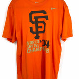 Fanatics SF 49ers' World Series 2014 Men's Orange Size L Football T-shirt