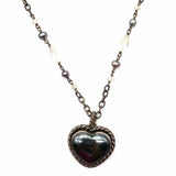 Lori Bonn 925 Sterling Silver Pendant 23" Heart Necklace