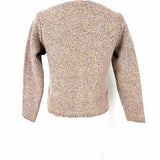 Eileen Fisher Women's Multi-Color Size M Boatneck Wool Blend Knit Sweater