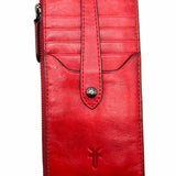 FRYE Melissa Snap Red Card Case Leather Wallet