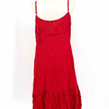 cop. copine Miranda Women's Red Size L/XL Shift Textured Dress