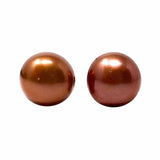Macy's .925 Bronze Pearl Stud Earrings