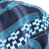 Tolani Women's Black / Blue Size S 1/2 Button Plaid Long Sleeve